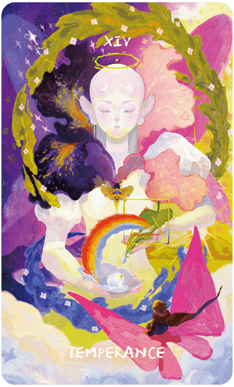 Lux & 78 Nocturnal Veils Tarot – Temperance