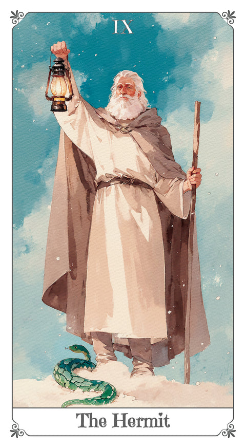 Magna Bloom Tarot – The Hermit