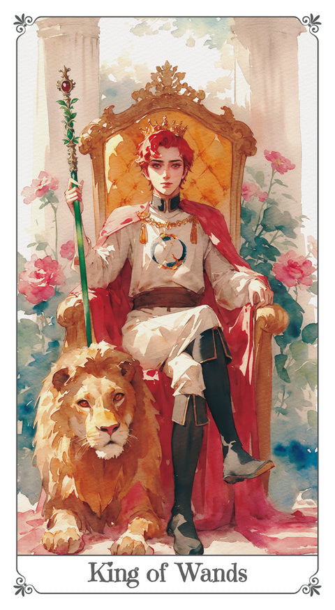 Magna Bloom Tarot – King of Wands