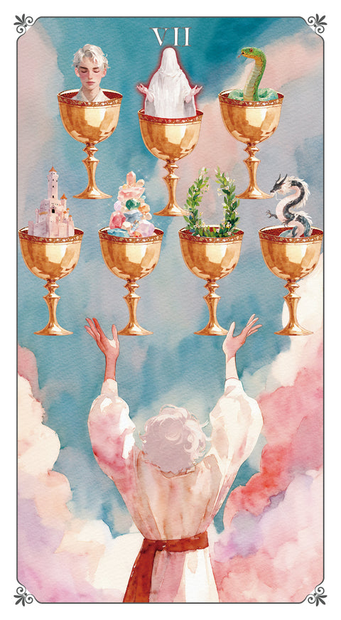 Magna Bloom Tarot – Seven of Cups