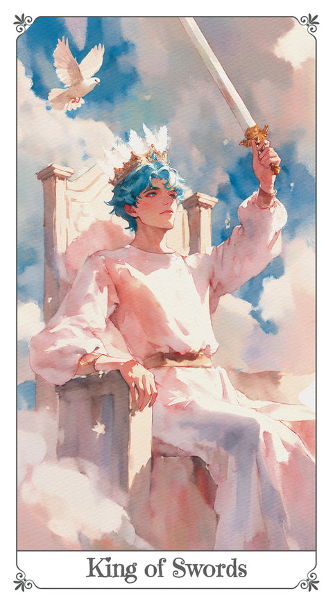 Magna Bloom Tarot – King of Swords