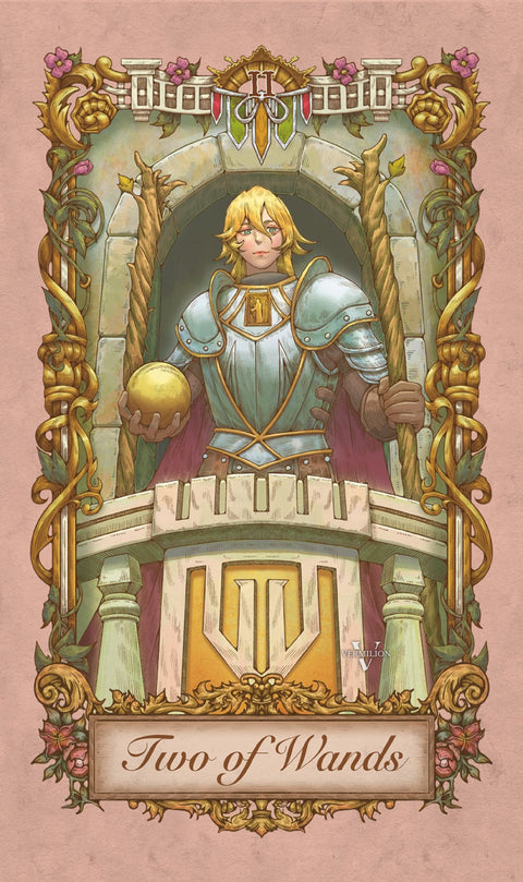 Medieval Secrets Tarot – Two of Wands