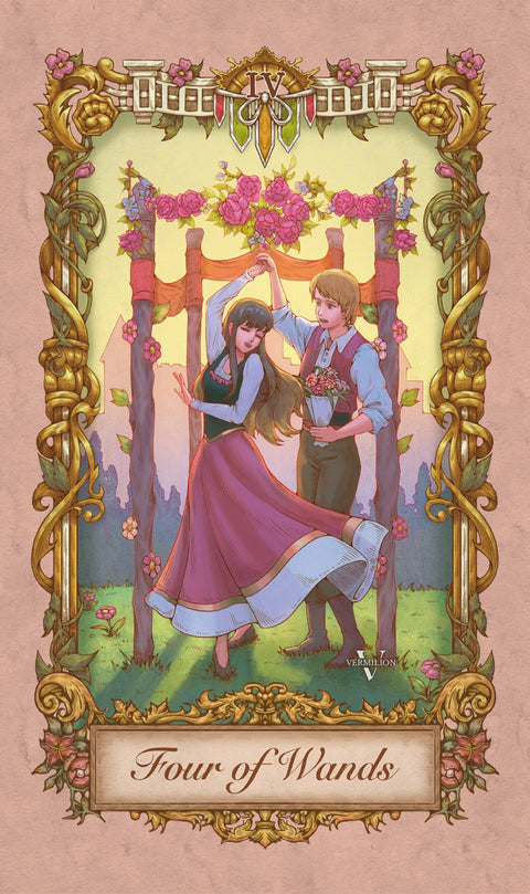 Medieval Secrets Tarot – Four of Wands