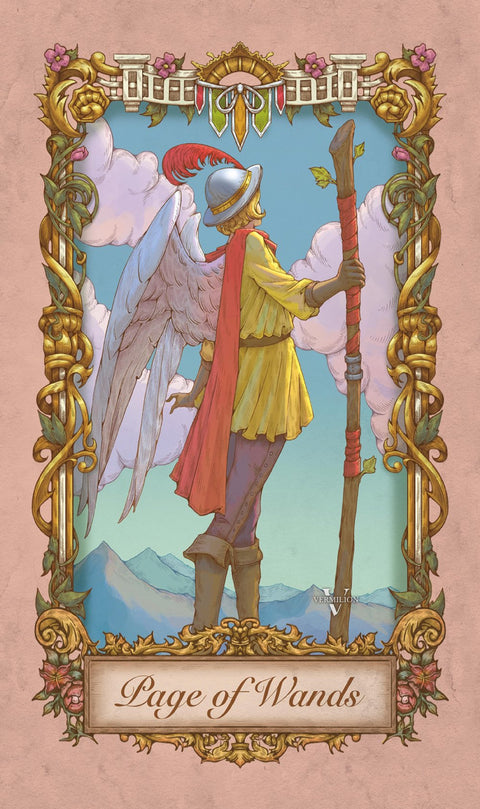 Medieval Secrets Tarot – Page of Wands
