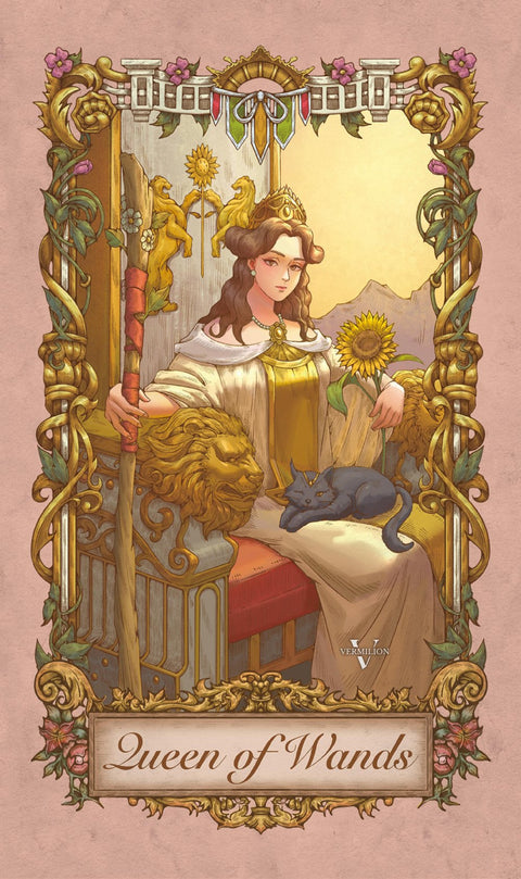 Medieval Secrets Tarot – Queen of Wands