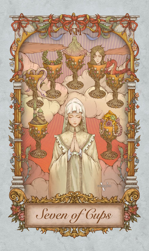 Medieval Secrets Tarot – Seven of Cups