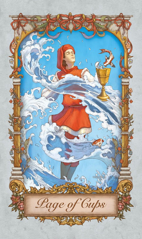 Medieval Secrets Tarot – Page of Cups