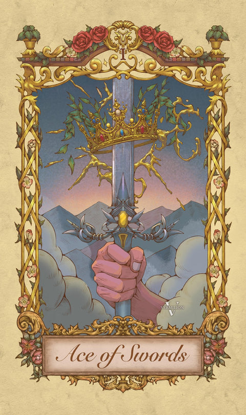 Medieval Secrets Tarot – Ace of Swords