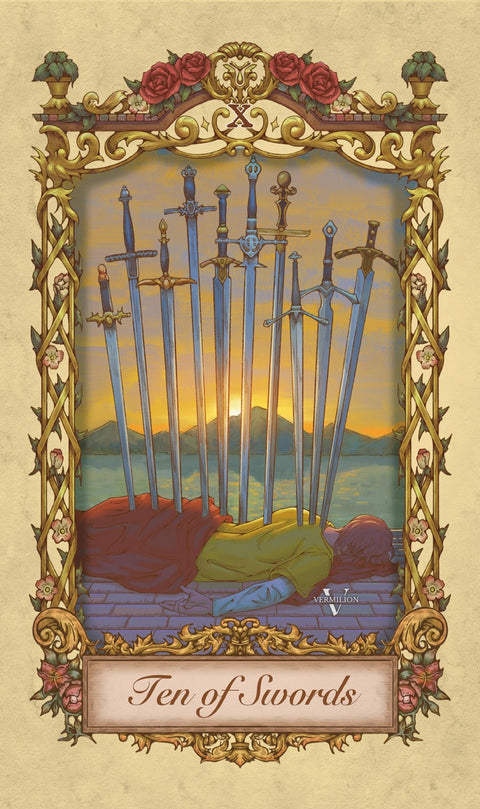 Medieval Secrets Tarot – Ten of Swords