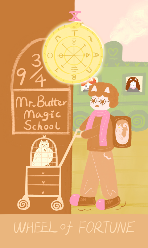 Mr. Butter Tarot – The Wheel of Fortune