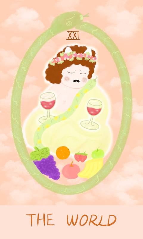 Mr. Butter Tarot – The World