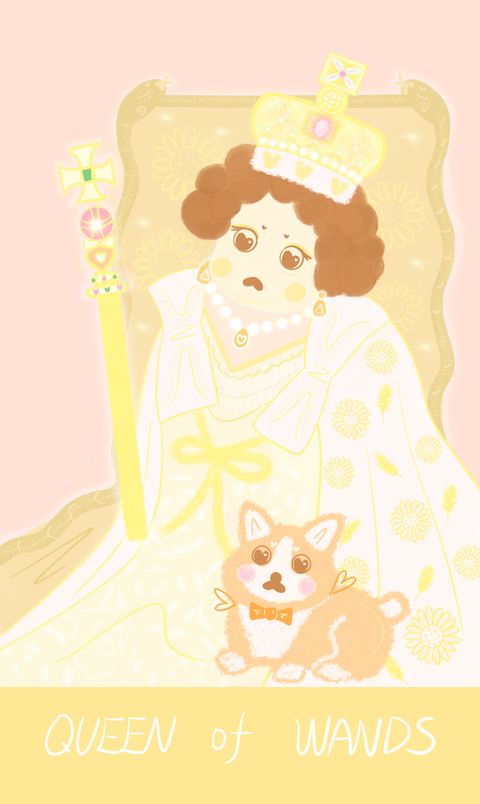 Mr. Butter Tarot – Queen of Wands