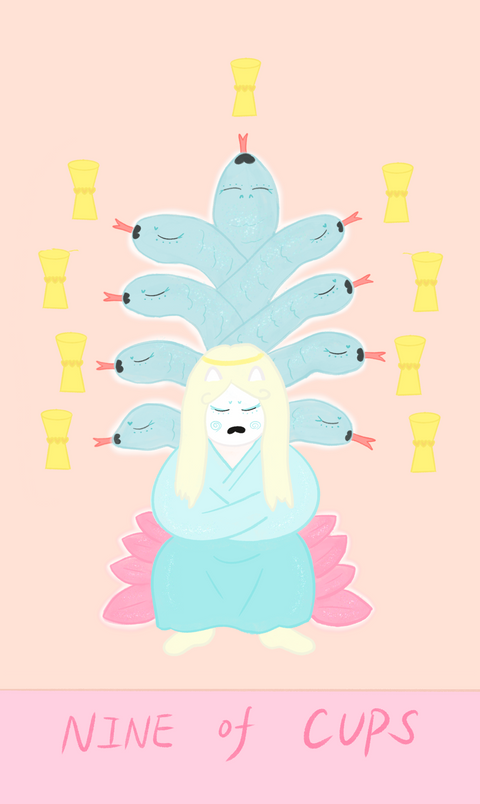 Mr. Butter Tarot – Nine of Cups