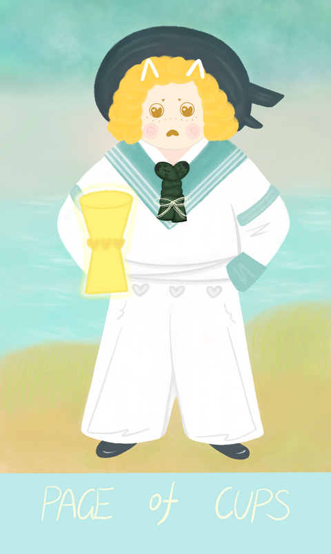 Mr. Butter Tarot – Page of Cups