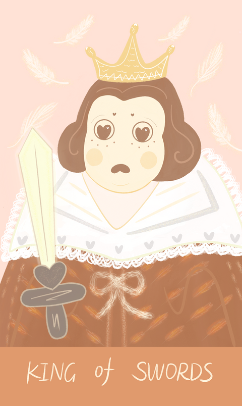 Mr. Butter Tarot – King of Swords
