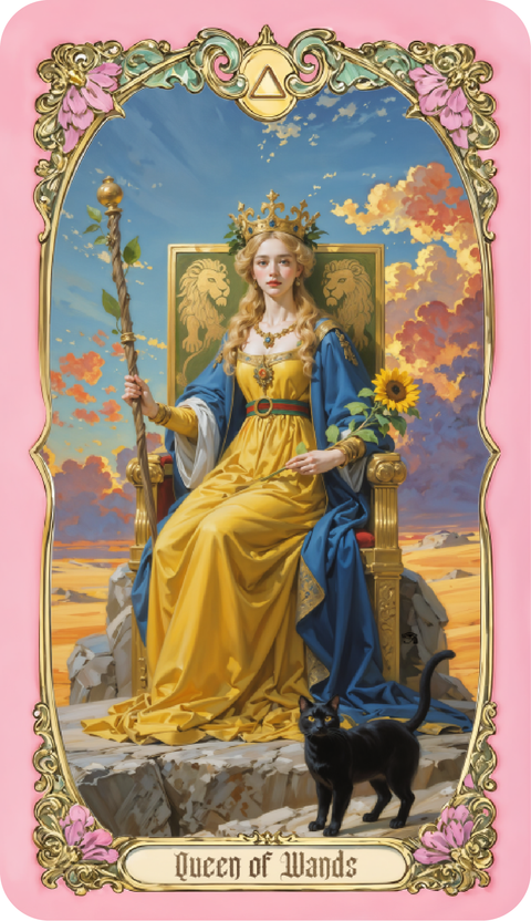 Renaissance Fantasy Tarot – Queen of Wands