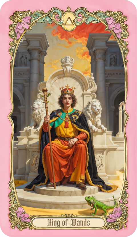 Renaissance Fantasy Tarot – King of Wands