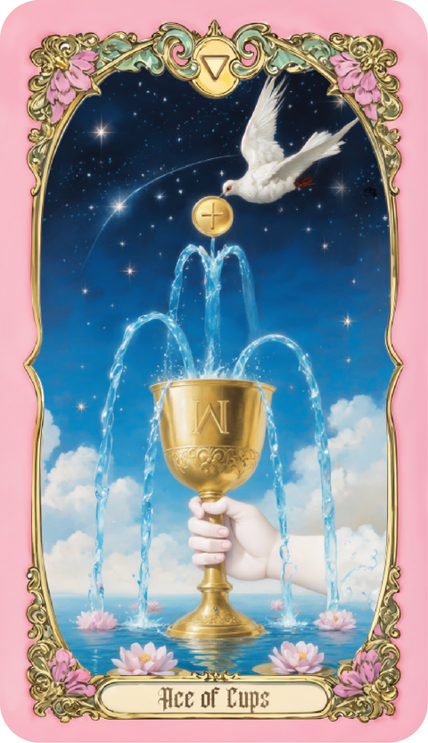 Renaissance Fantasy Tarot – Ace of Cups