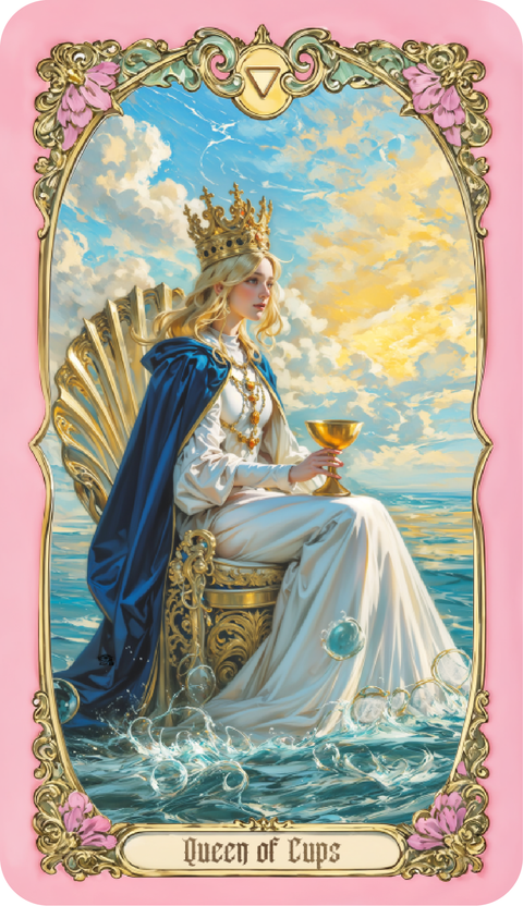 Renaissance Fantasy Tarot – Queen of Cups