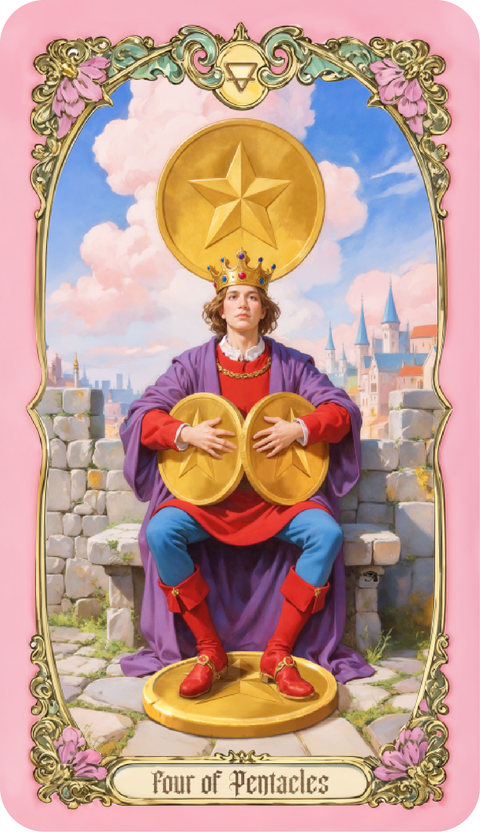 Renaissance Fantasy Tarot – Four of Pentacles