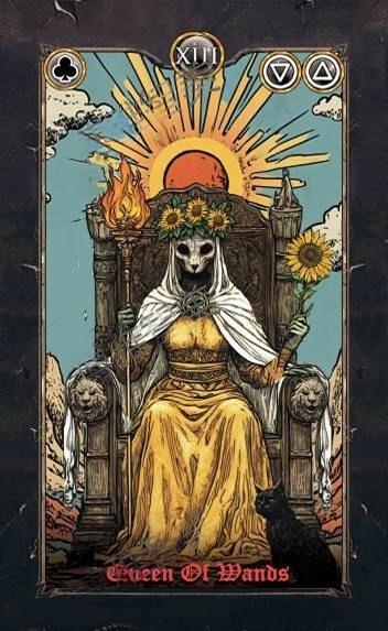 Revenant Tarot – Queen of Wands