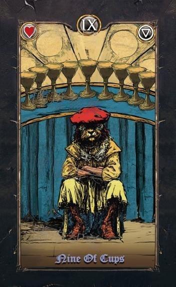 Revenant Tarot – Nine of Cups