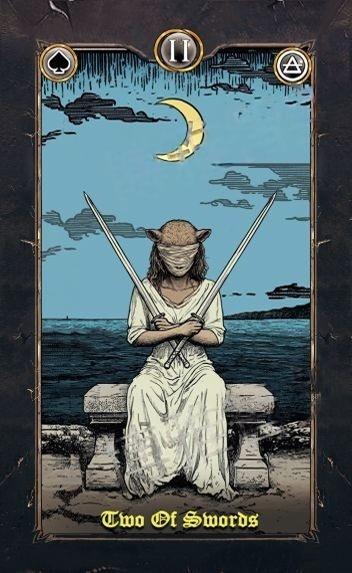 Revenant Tarot – Two of Swords
