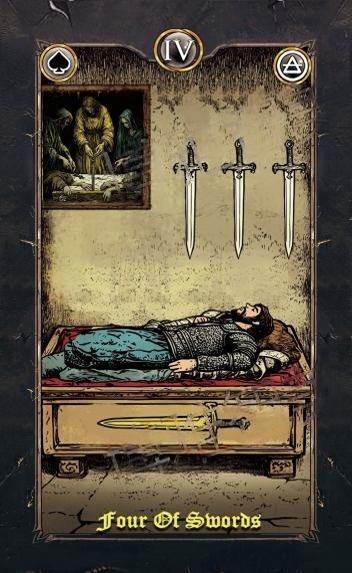 Revenant Tarot – Four of Swords