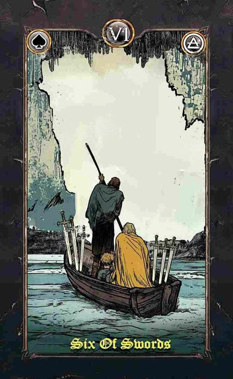 Revenant Tarot – Six of Swords