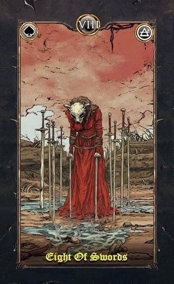 Revenant Tarot – Eight of Swords
