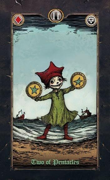 Revenant Tarot – Two of Pentacles
