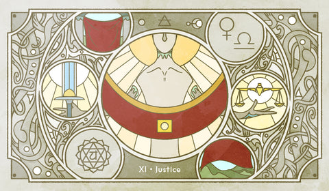 Sambucus Tarot - RWS Version – Justice