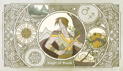 Sambucus Tarot - RWS Version – Knight of Wands