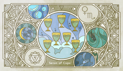 Sambucus Tarot - RWS Version – Seven of Cups