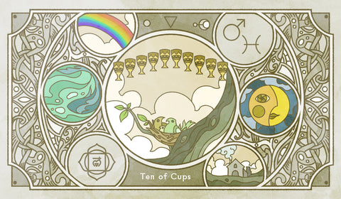 Sambucus Tarot - RWS Version – Ten of Cups
