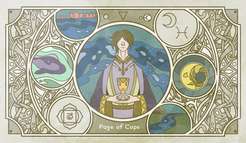 Sambucus Tarot - RWS Version – Page of Cups