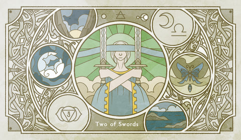 Sambucus Tarot - RWS Version – Two of Swords