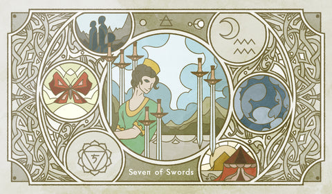 Sambucus Tarot - RWS Version – Seven of Swords