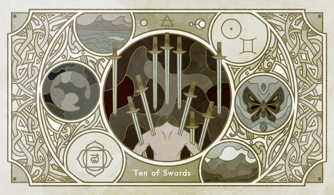 Sambucus Tarot - RWS Version – Ten of Swords