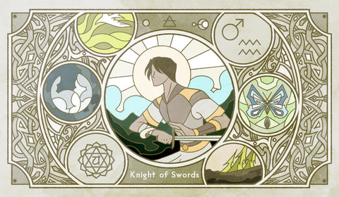 Sambucus Tarot - RWS Version – Knight of Swords