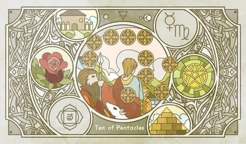 Sambucus Tarot - RWS Version – Ten of Pentacles
