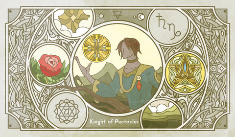 Sambucus Tarot - RWS Version – Knight of Pentacles
