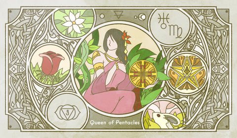 Sambucus Tarot - RWS Version – Queen of Pentacles