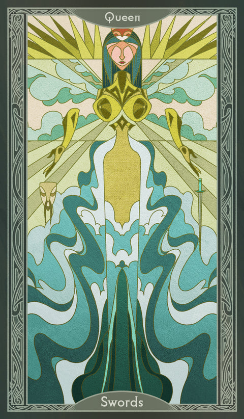 Sambucus Tarot - Thoth Version – Queen of Swords