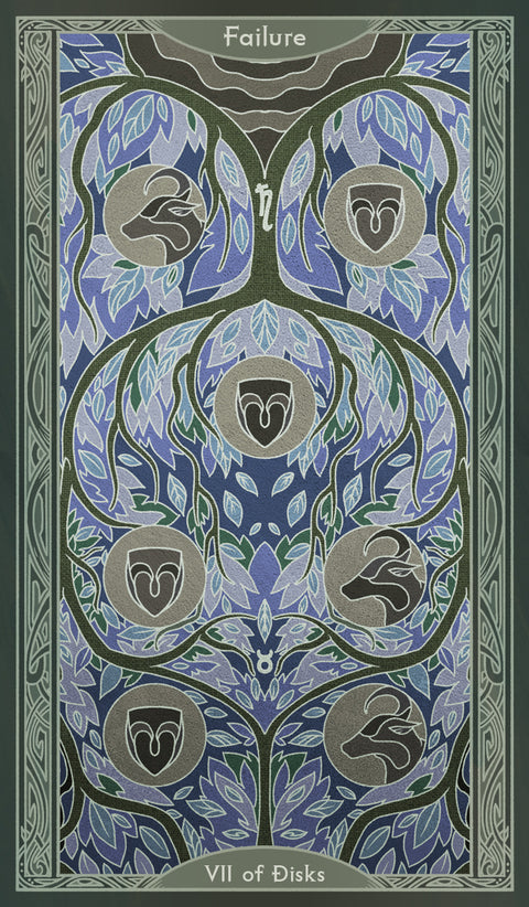 Sambucus Tarot - Thoth Version – Seven of Disks
