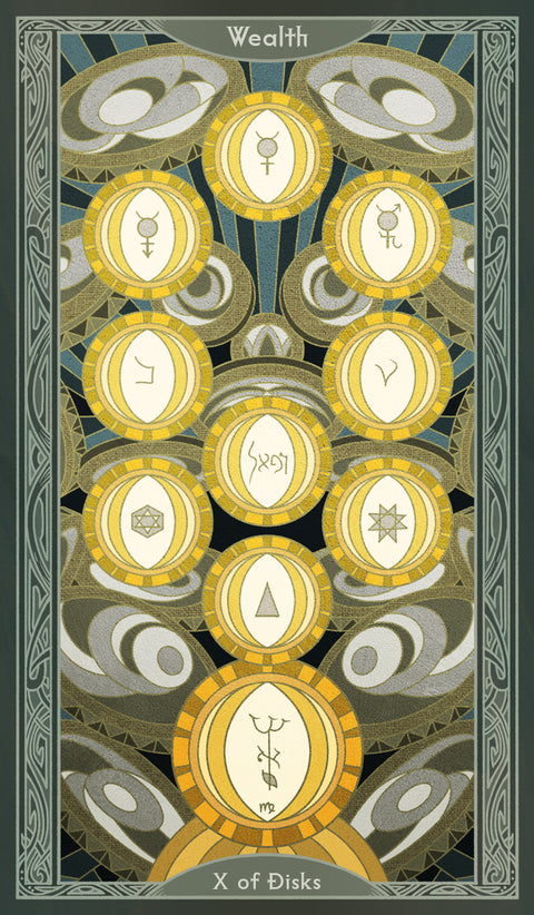 Sambucus Tarot - Thoth Version – Ten of Disks