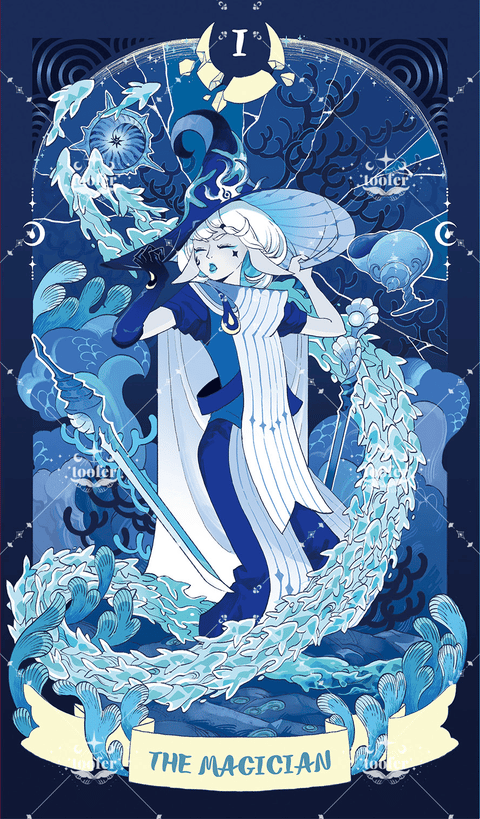 Sea in Moonlight Tarot – The Magician