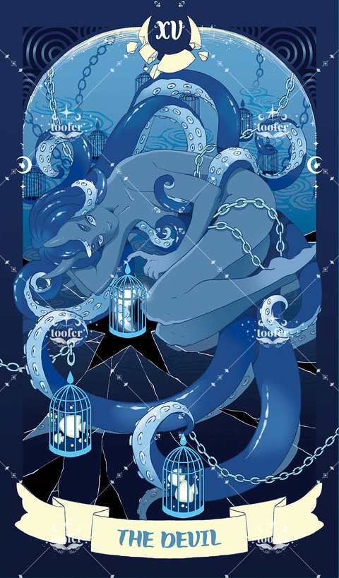 Sea in Moonlight Tarot – The Devil