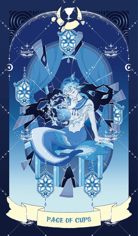 Sea in Moonlight Tarot – Page of Cups