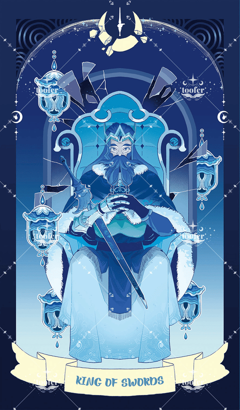 Sea in Moonlight Tarot – King of Swords
